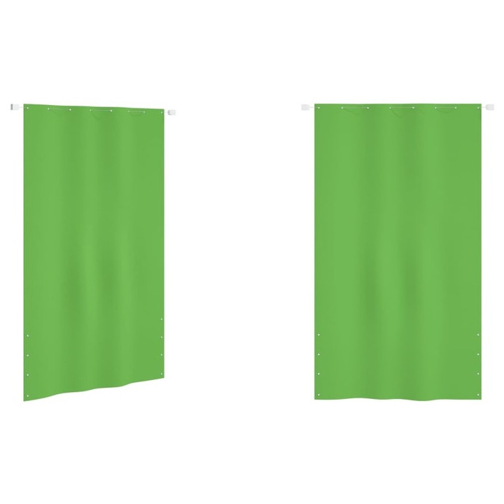 Paravan de balcon, verde deschis, 140x240 cm, tesatura oxford