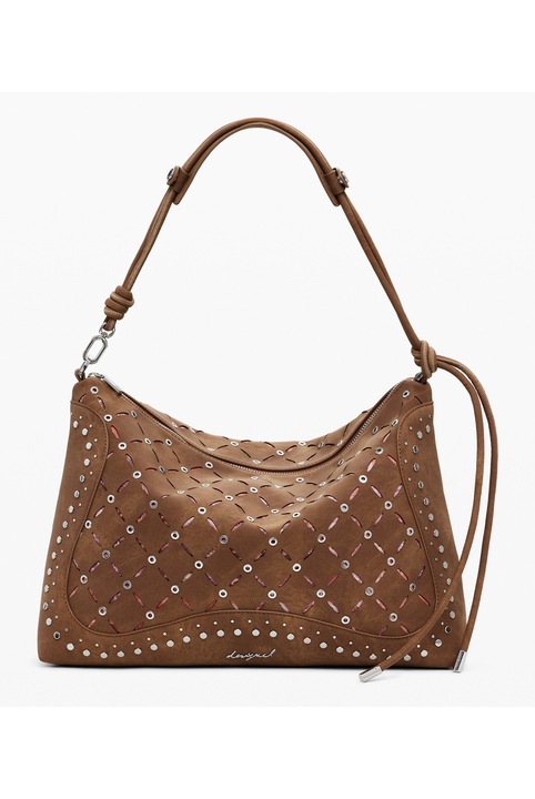 Női tevemintás táska 25WAXPB5, Barna