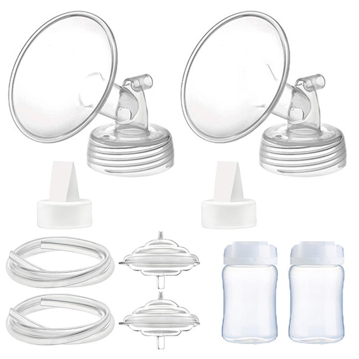 Комплект резервни части за електрическа помпа за кърма, Rqiurpn, 24 мм, Съвместим със Spectra S2 S1, Силикон, Бял