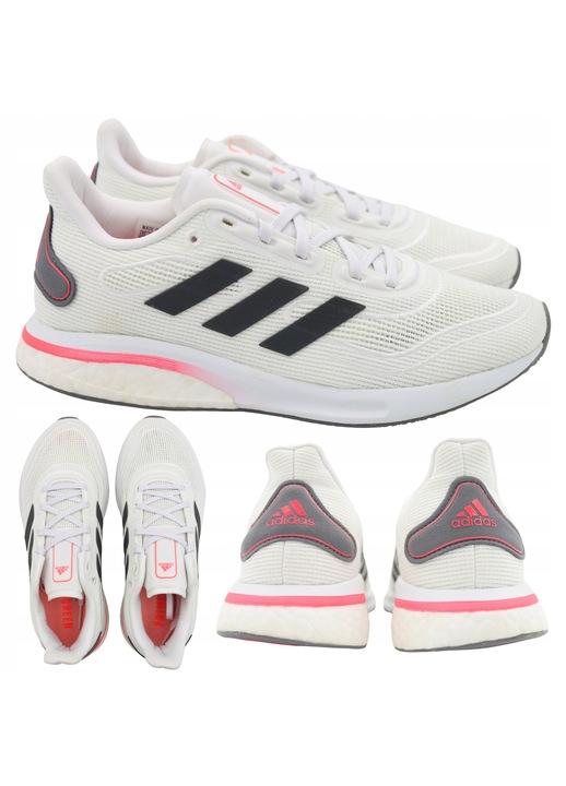 Pantofi Sport Pentru Femei, Adidas, FV6020, Culoare Alba, Pentru Alergare, Aderenta Excelenta, Amortizare, Confortabili, Tehnologie Boost, Marimea 40