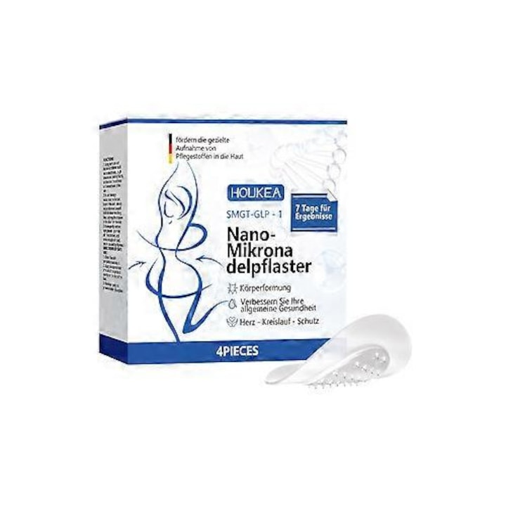 Plasturi cu microace Nanos, set 4-12 bucati, subtiri, pentru slabire, pentru barbati si femei