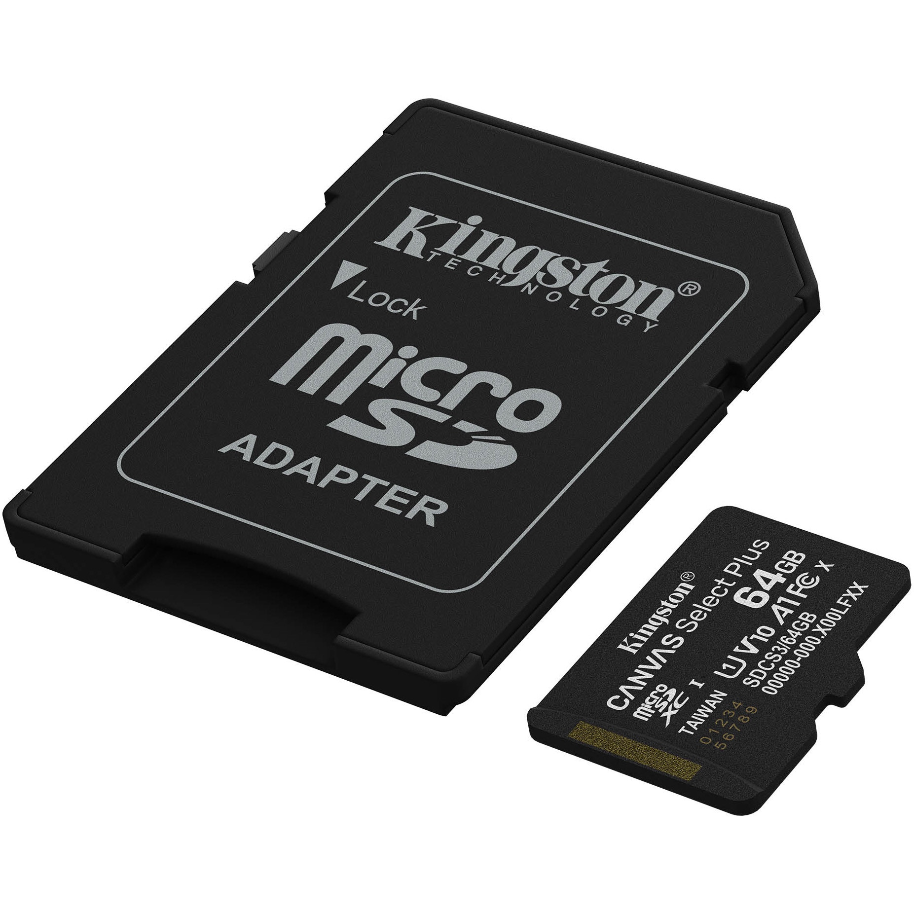 Card de Memorie MicroSDXC Kingston, 64GB, Select Plus, Clasa 10