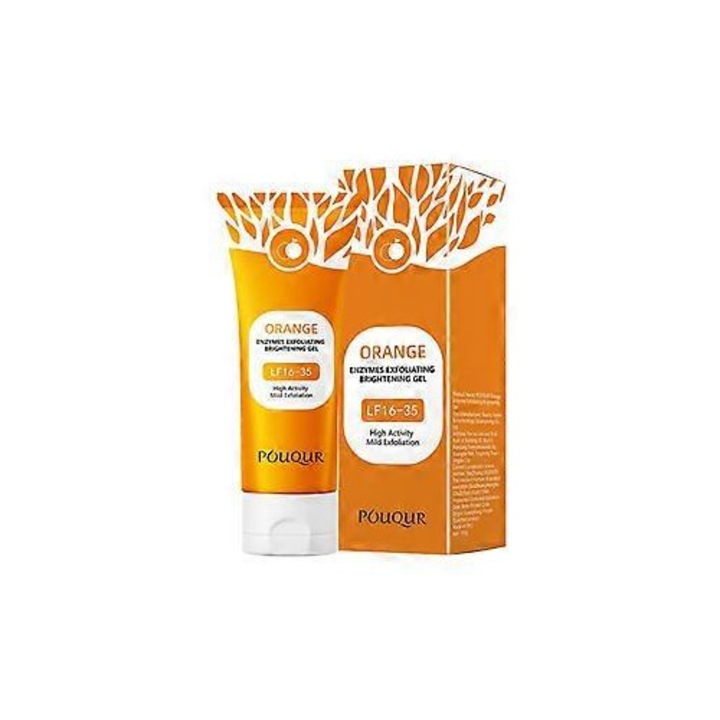 Gel exfoliant cu enzime de portocale 100g, formula blanda, pentru toate tipurile de ten