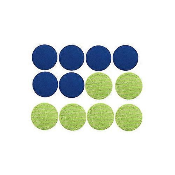 Set 12 Piese de Inlocuire pentru Mop Electric Rotativ Fara Fir