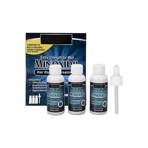 Serum pentru cresterea parului barbati, 3 x 60ml, ingrijire barba, prevenire cadere par