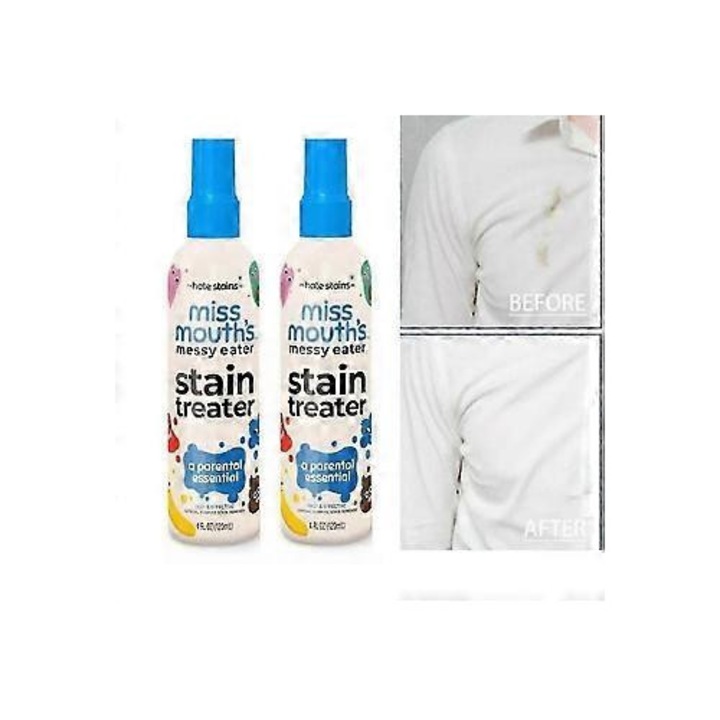 2 darabos folttisztító spray-készlet Miss Mouth's Messy Eater 120ml
