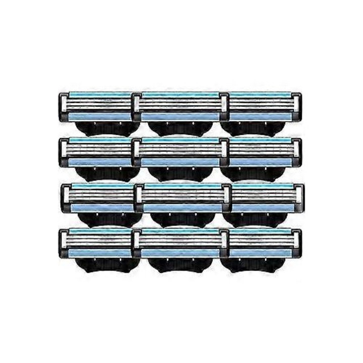 24 darabos Mach 3 borotvabetét készlet férfiaknak, kompatibilis a Mach 3 pengékkel, klasszikus borotva kiegészítők