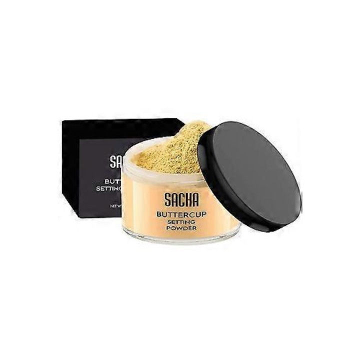 Sacha Buttercup fixáló púder, finomra őrölve, villámbarát, 30g