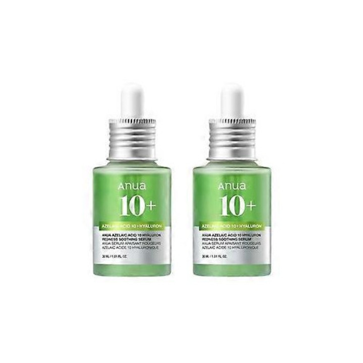 Ser facial Anua Acid 10 Hyaluron pentru calmarea rosetii, 30ml
