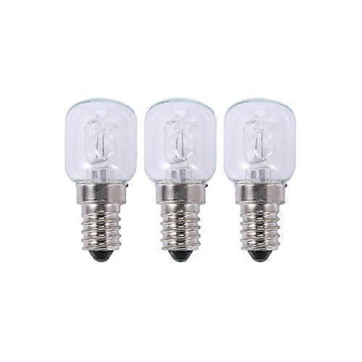 Set 3x Becuri Halogen E14 25W