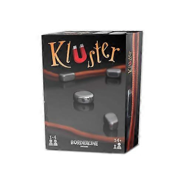 Настолна игра Kluster, магнитна игра за сръчност, комплект за пътуване, многоцветна