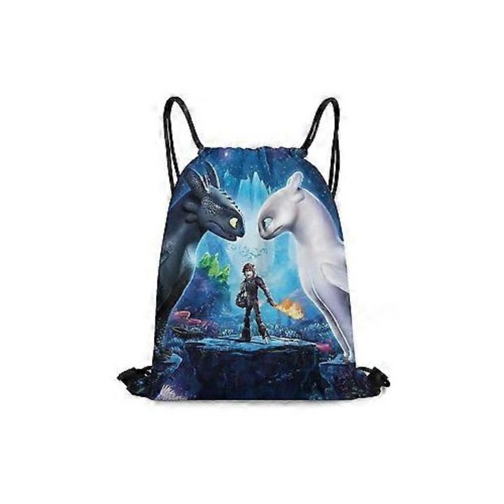 Így neveld a sárkányodat vízálló sporttáska férfiaknak és nőknek, 35x45cm