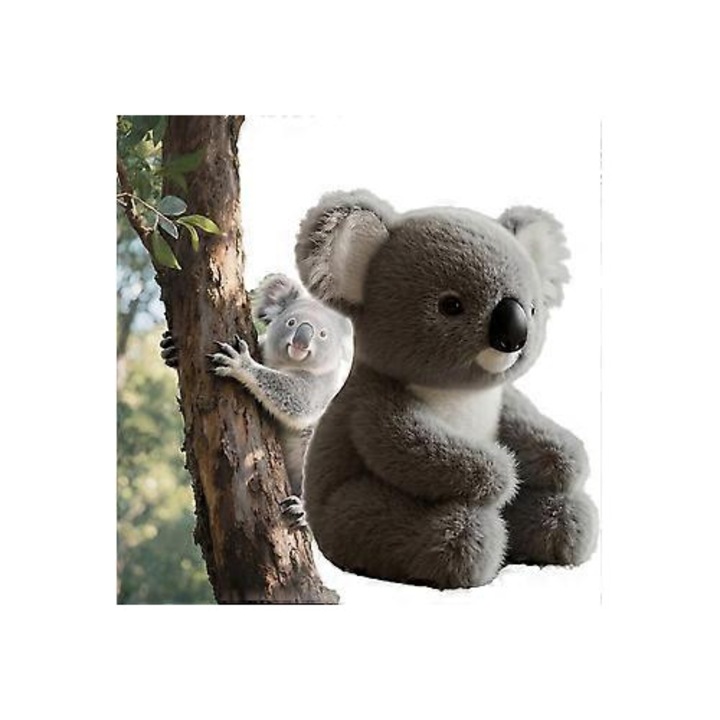 Jucarie de plus Koaly, suport emotional, miscari naturale, confort realist, 30x20cm