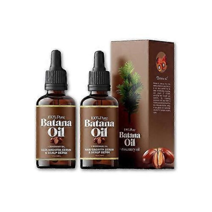 Set 2x Ulei Batana cu Rozmarin pentru Hranirea Scalpului