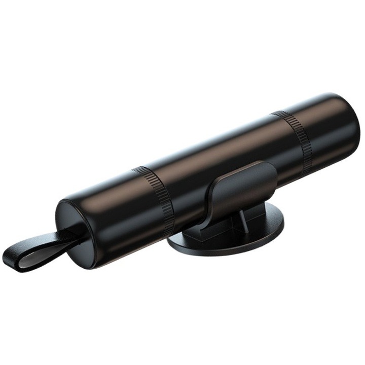 OEM Vészhelyzeti kalapács, fekete, hordozható, 9.26x32x19.9mm, ablakbetörő és biztonsági öv vágó eszköz