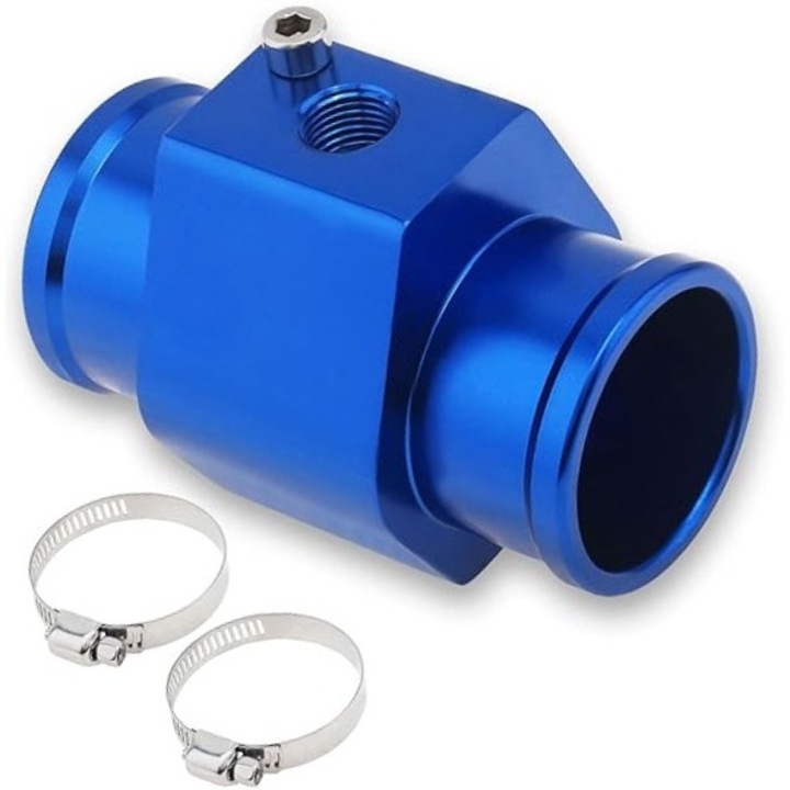 Racord „T” vízhőmérséklet-érzékelőhöz - Ø 36mm, kék, Nagy ellenállás, Nyomásálló anyag, Korrózióállóság, Kiváló teljesítmény, Gyors válaszérzékelés, Földrengésállóság, Könnyen szétszerelhető és karbantartható