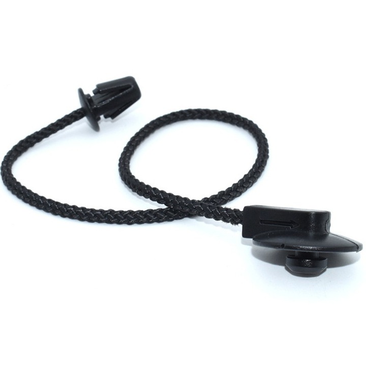 Rögzítőkábel, Pontos Kompatibilitás, Megbízható Működés, Tartós Anyag, 28.5 cm, Fekete, Kiváló Korrózióállóság, Rugalmas Telepítés, Kopás- és Karcálló, Könnyű és Hordozható