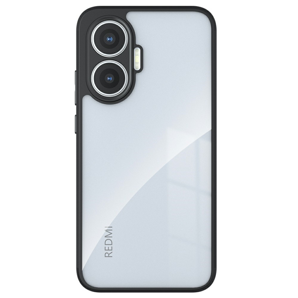 Etui hibrid pentru Xiaomi Poco F7 5G, XGSM, transparent, poliweglan + TPU, protectie ecran si camera