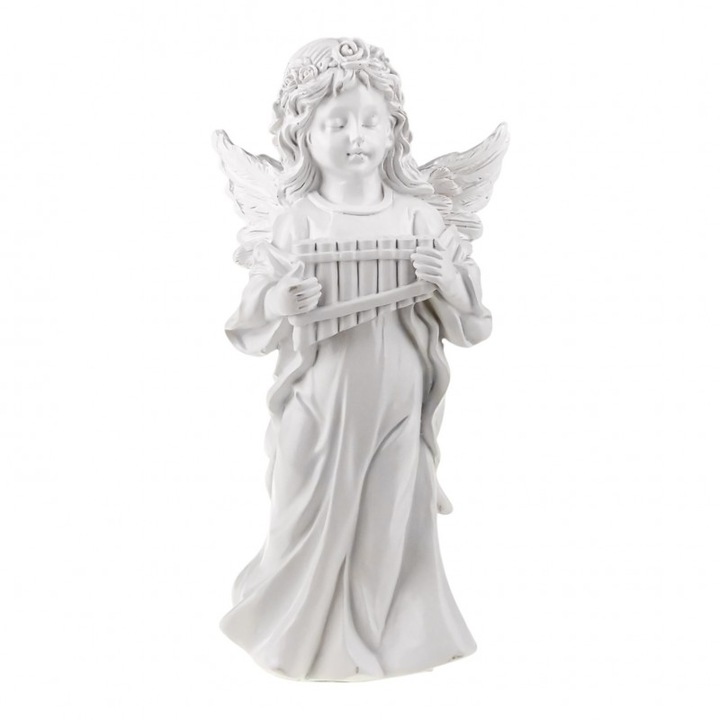 Gyanta angyalka hangszerekkel. 14X29 cm