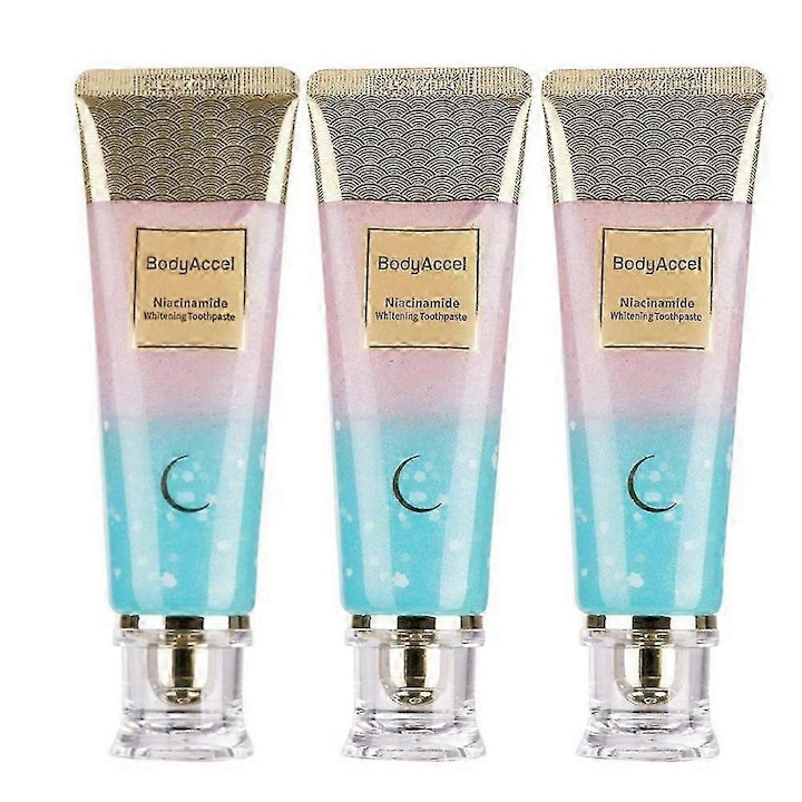 Паста за зъби с ниацинамид 100 г, дълбоко почистване, защита на емайла, свеж дъх