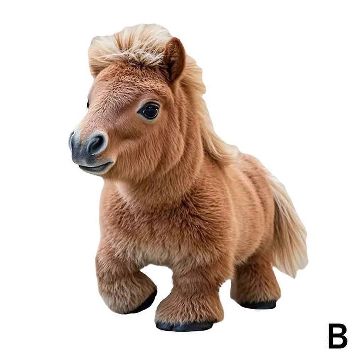 Jucarie interactiva copii, Pony, plus, 20x10x17cm, cu vibratii