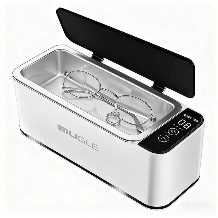 Ékszertisztító megoldás, szemüvegtisztító megoldás 301ml-500ml, 4 tisztítási mód, 304 rozsdamentes acél belső