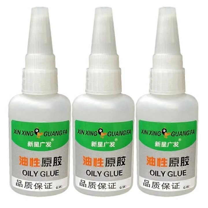 Set adeziv 20g, rezistent la apa si temperaturi ridicate, pentru ceramica, metal, 3 bucati