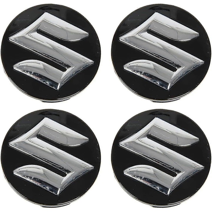 4 db-os felni középkupak készlet, 54 mm, Suzuki Swift SX4 S-Cross Ignis Vitara Bandit Swace, ABS/ötvözet, korrózióálló