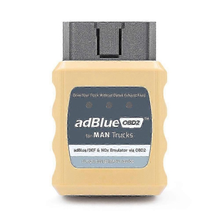 AdBlueOBD2 eszköz teherautókhoz, Plug & Drive, EURO 4/5/6 kompatibilis, 1 db-os készlet