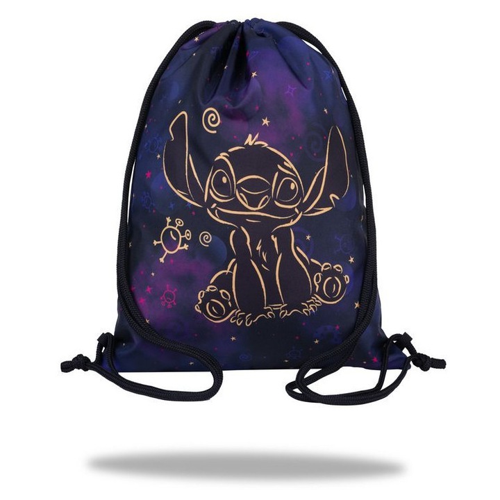 Coolpack sporttáska, arany színű, öltésmintás