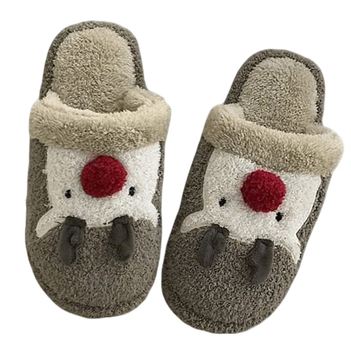 Papuci de Crăciun, Gri, 38-39