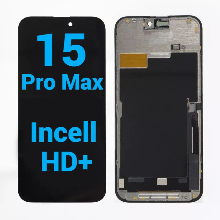 Display Ecran Lcd pentru Iphone 15 Pro Max Incell TFT (HD+) Negru