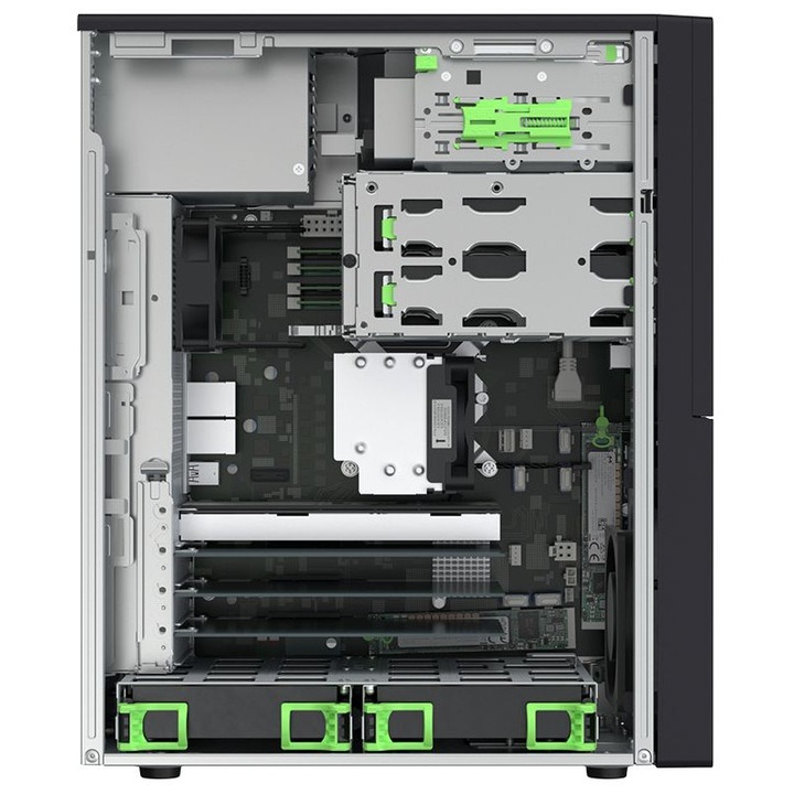 Сървър Fujitsu Primergy TX1310 M5, Процесор Intel Xeon E-2324G (3.1GHz / 4 core), 32GB DDR4 3200 MHz UDIMM, Без захранване