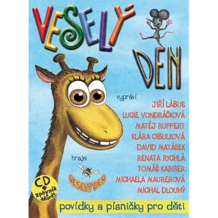 CD Весел ден - песенник с акорди, чешка музика, 1 диск, дигипак