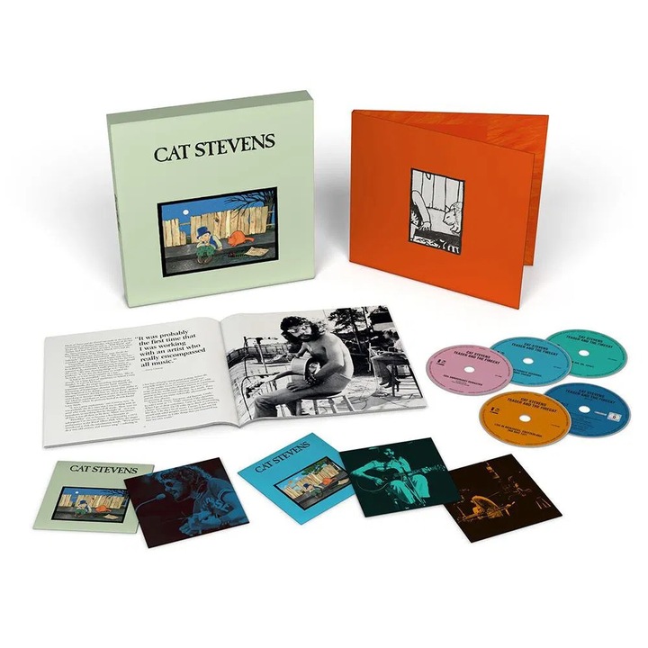 Stevens Cat: Teaser And The Firecat - set 4CD + Blu-ray, pop, multicolor