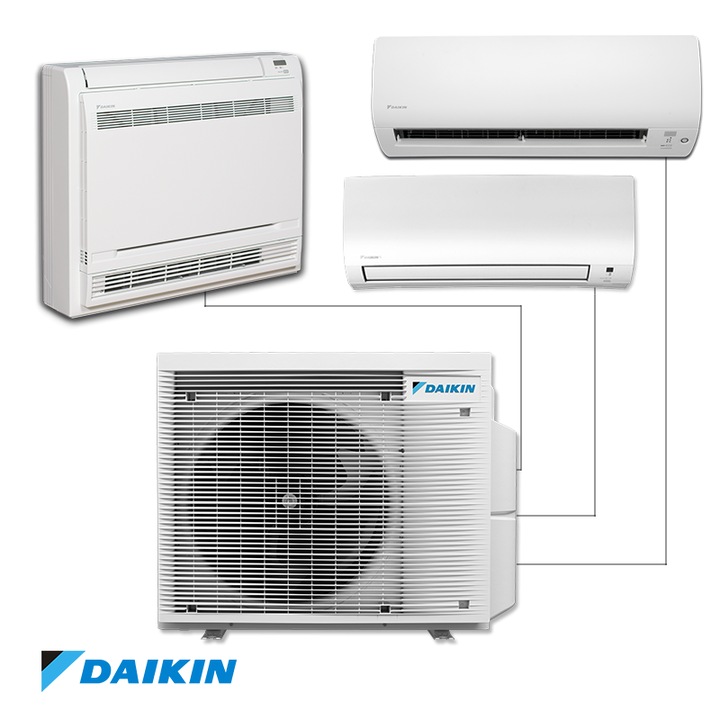Външно тяло на мултисплит система Daikin 3MXM40A, 14000 BTU, 28 м2, A+++/A++, R-32, Бял