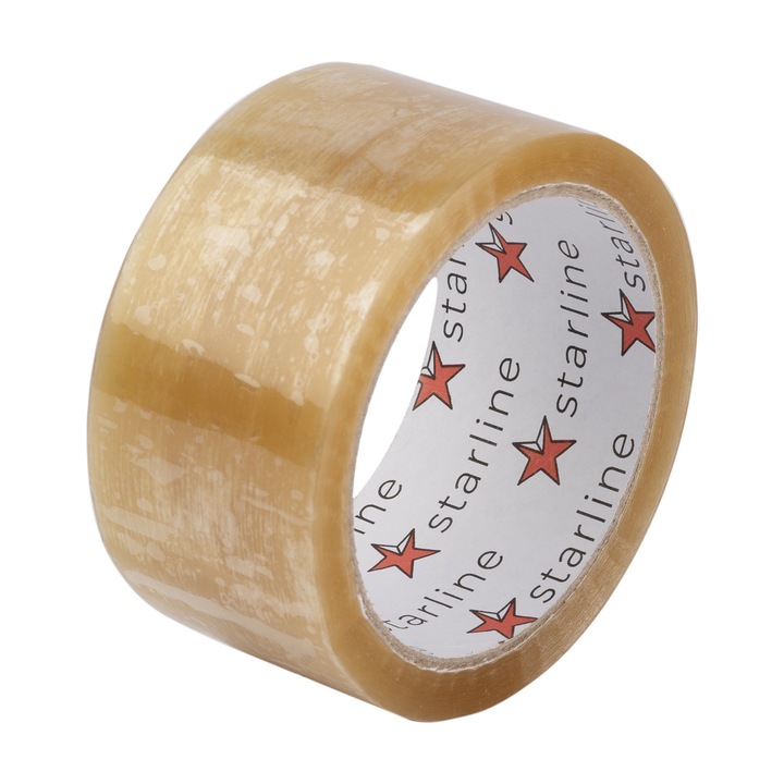 Starline SOLVENT ragasztószalag 48mm x 60m, átlátszó, 6 darabos készlet, nedvesség- és szakadásálló