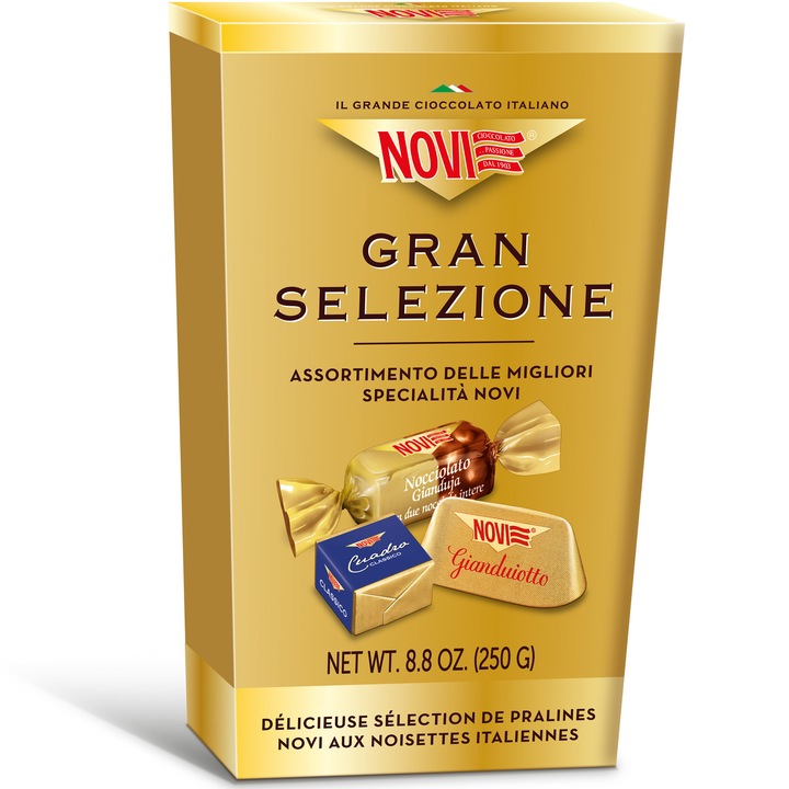 Selectie de praline de ciocolata asortate , fara gluten 250 g