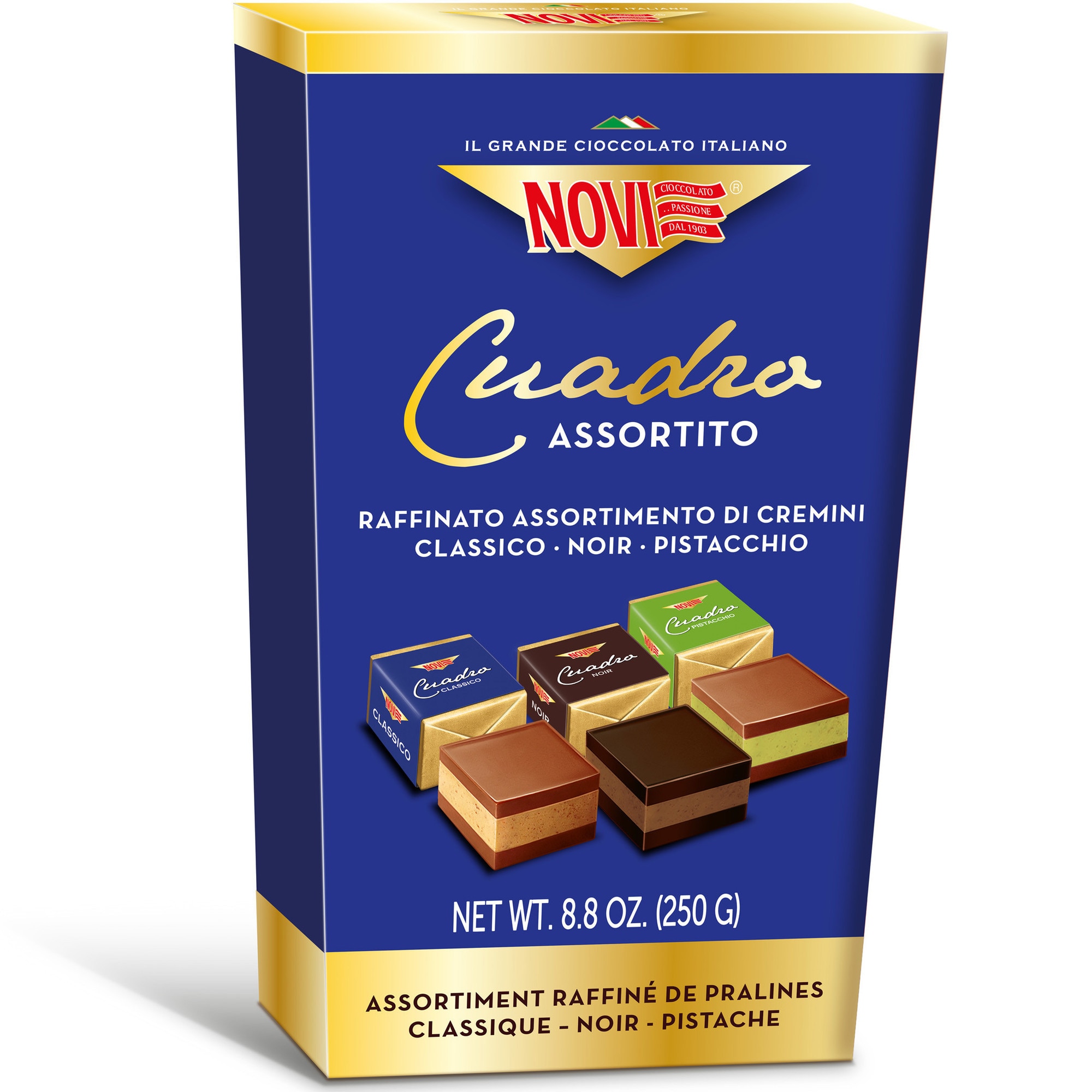 Praline de ciocolata asortate cu alune, fara gluten 250 g