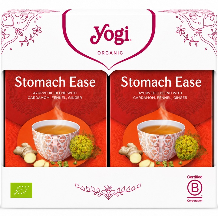 Yogi Tea 2x Bio emésztés segítő tea készlet, 17 tasak, 30.6