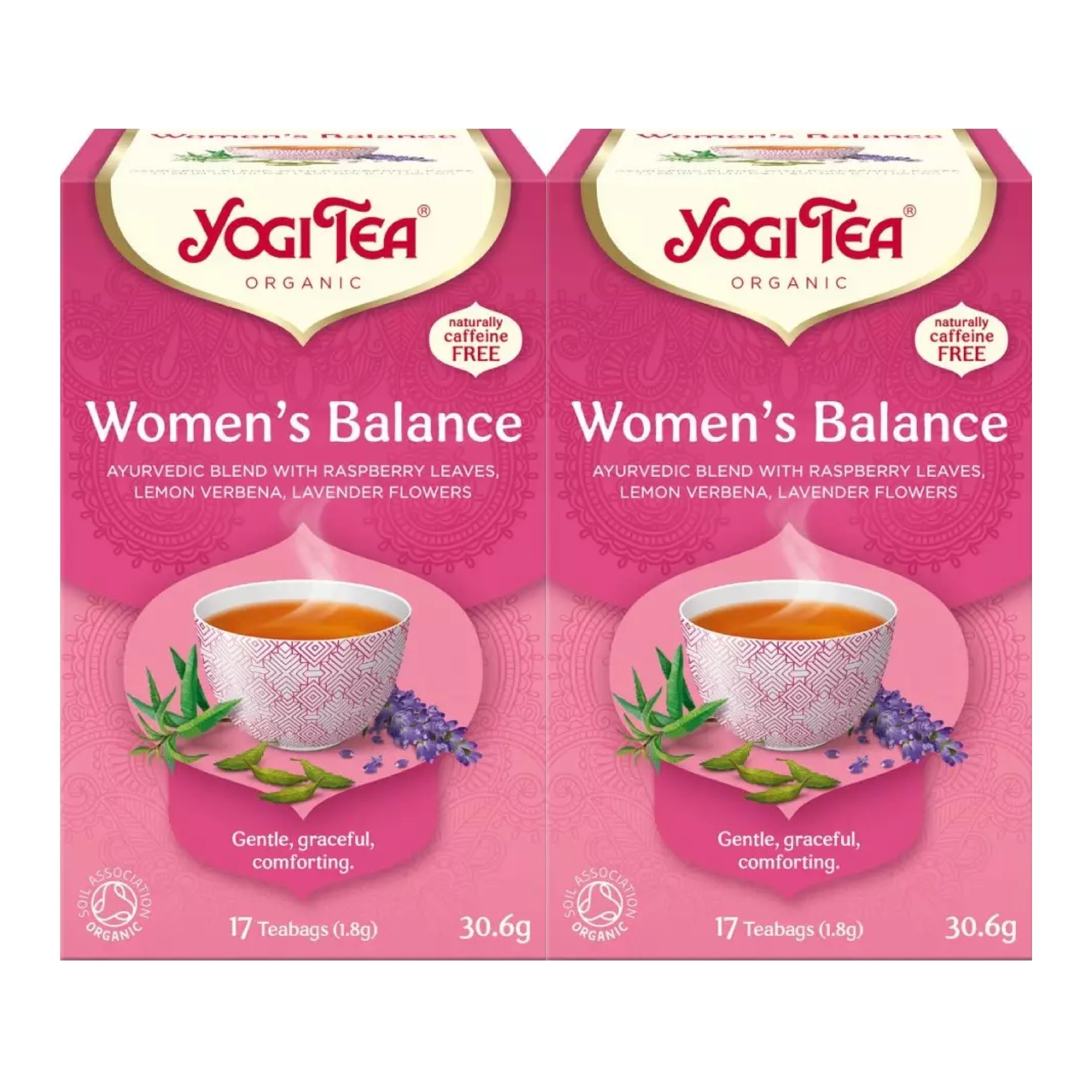 Set 2 x Ceai bio Echilibrul Femeilor, Yogi Tea, 17 plicuri, 30.6 g
