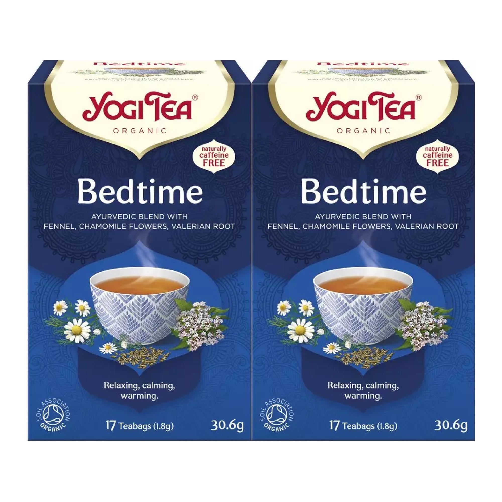 Set 2 x Ceai bio de Seara, Yogi Tea, 17 plicuri, 30.6 g