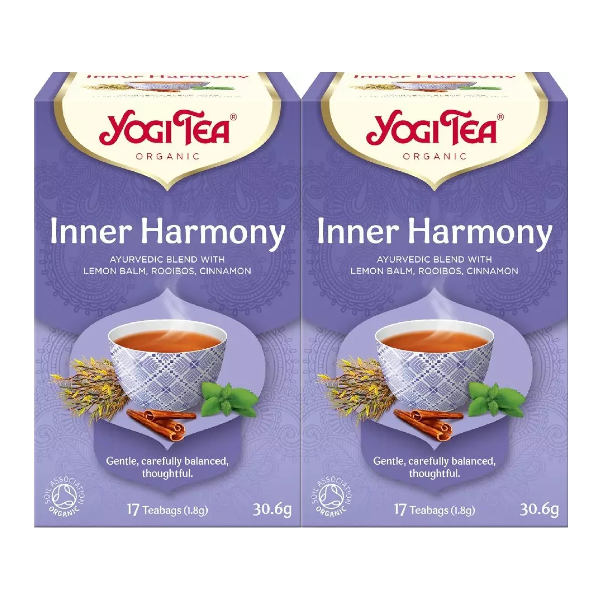 Set 2 x Ceai bio Armonie Interioara, Yogi Tea, 17 plicuri, 30.6 g
