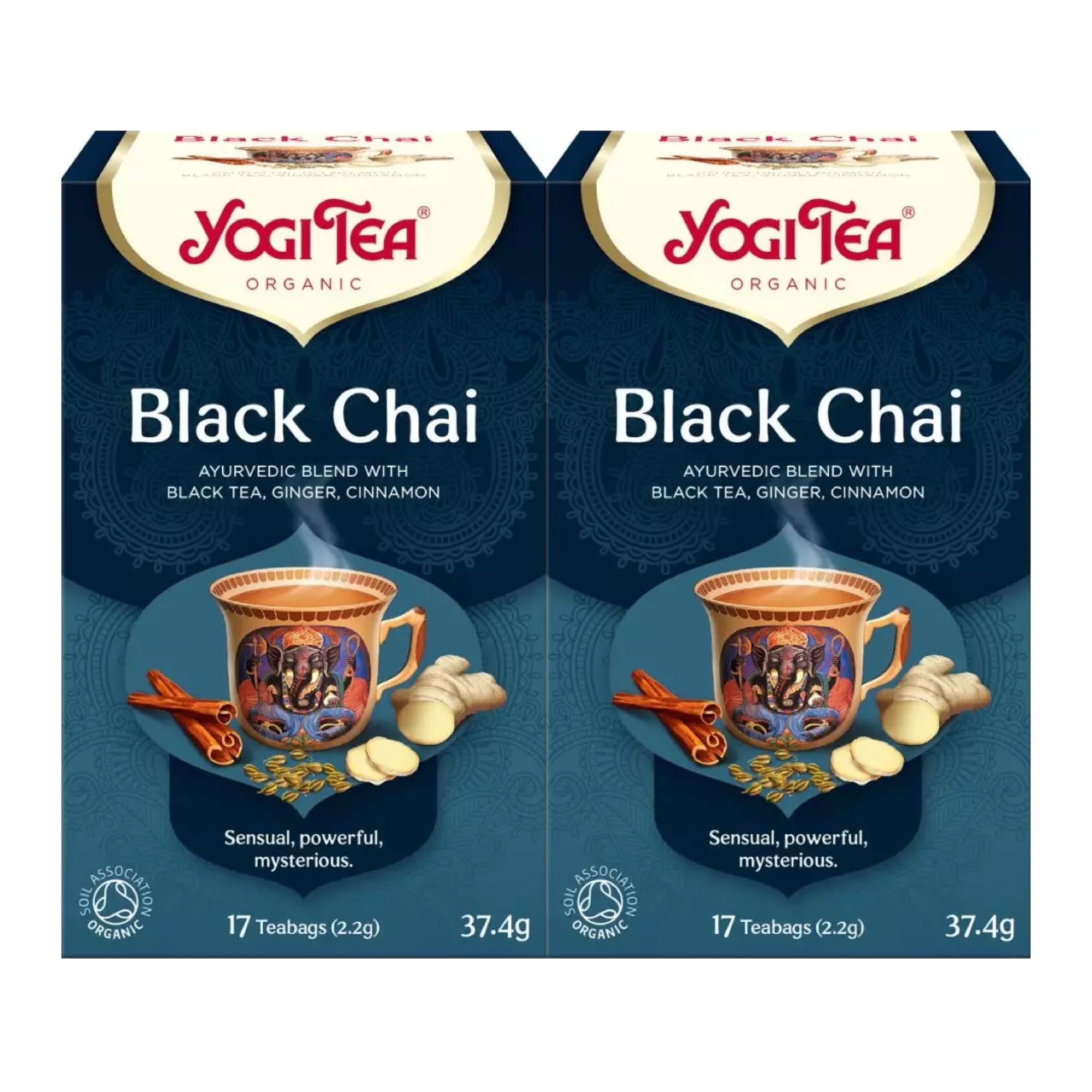 Set 2 x Ceai bio Negru,Yogi Tea, 17 plicuri, 37.4 g