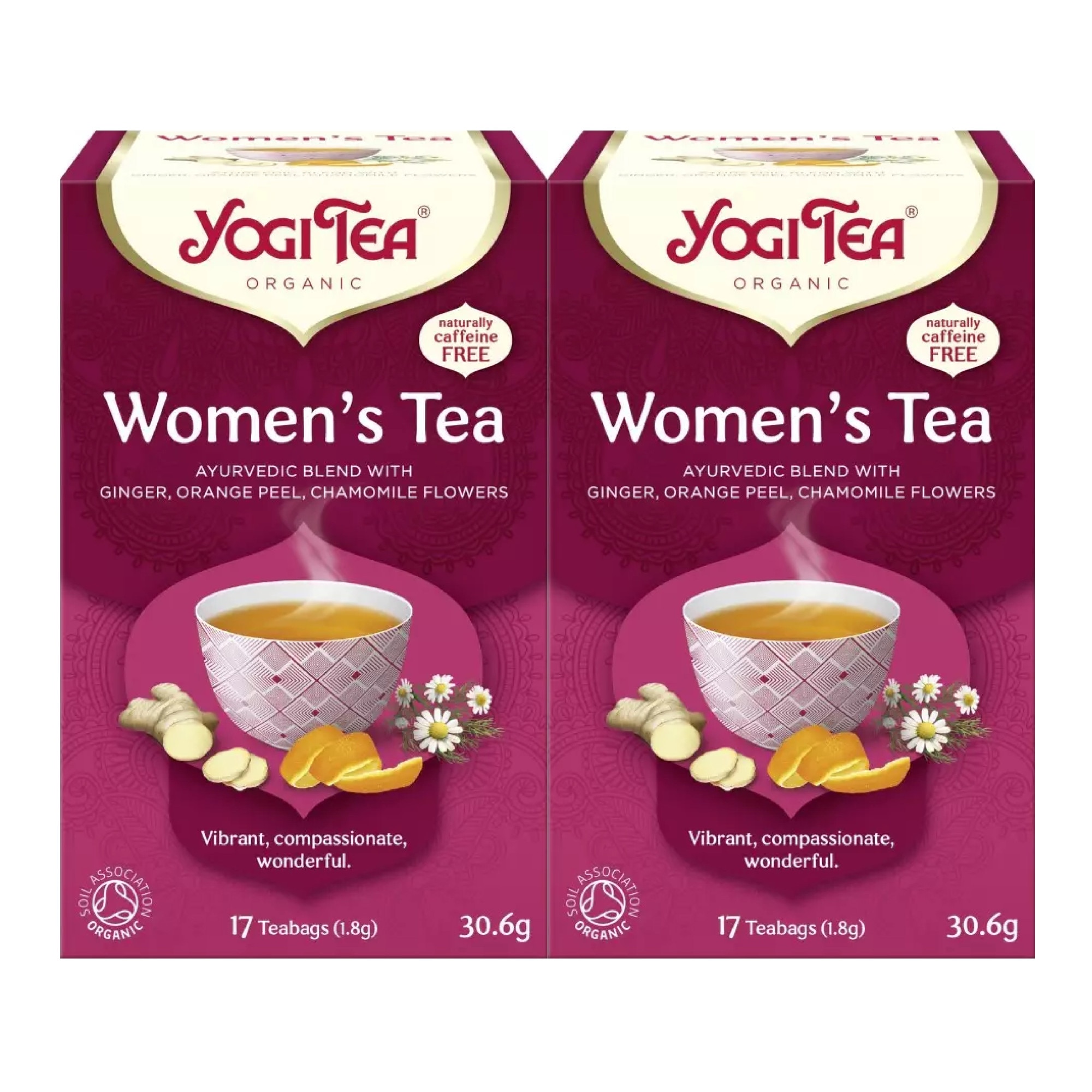 Set 2 x Ceai bio pentru Femei, Yogi Tea, 17 plicuri, 30.6 g