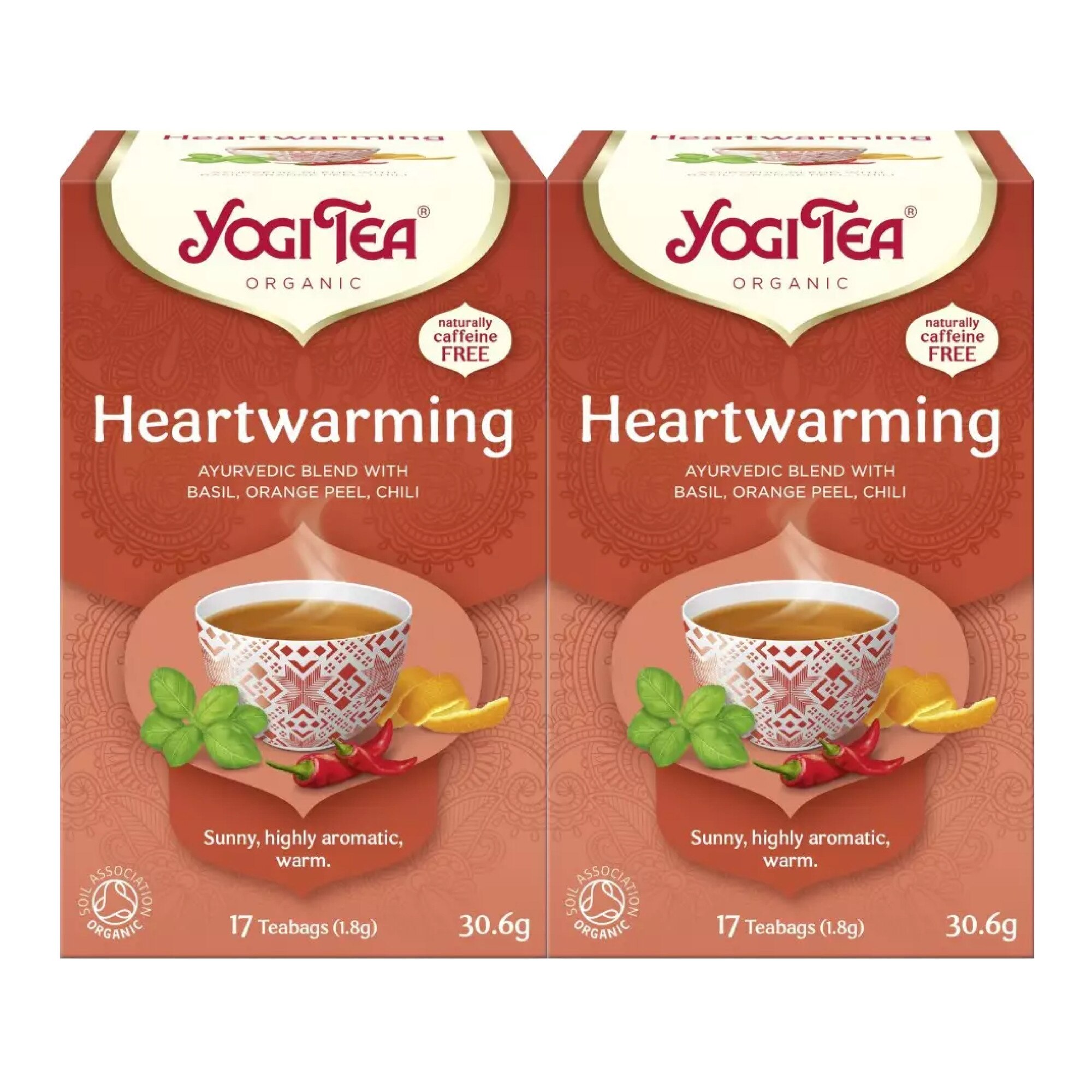 Set 2 x Ceai bio Bucuria Vietii, Yogi Tea, 17 plicuri, 30.6 g