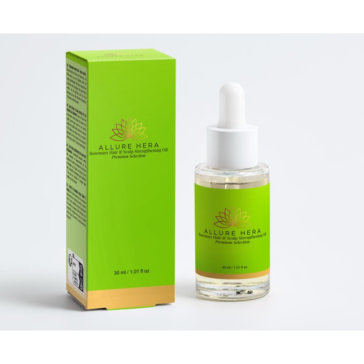 Терапия за коса, Rosemary Hair & Scalp Strengthening Oil Premium Selection, 30 мл