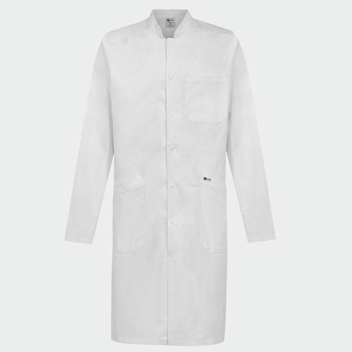 Halat medical bărbătesc ANTONIO, culoare Alb, mărime 2XL