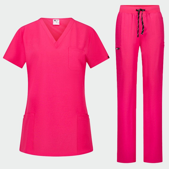 Дамски медицински комплект BELLA, цвят Фуксия, размер S