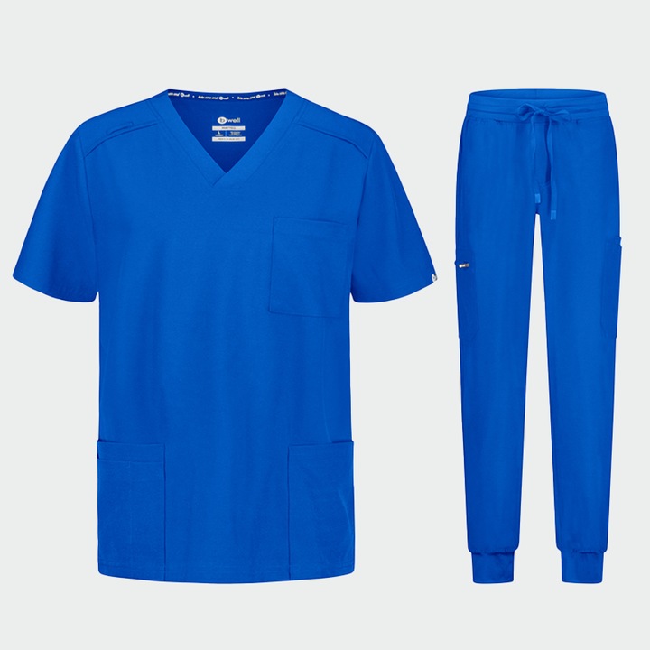 Set medical pentru bărbați MATTEO, culoare Albastru regal, mărimea XL